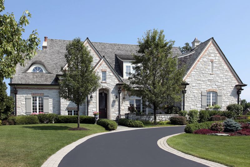 Blacktop Driveway with Clean Edges