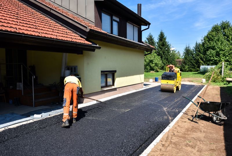 Asphalt Paving Equipment in Action