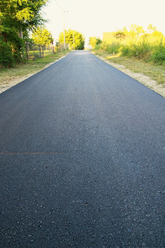 Residential Driveway with Clear Markings